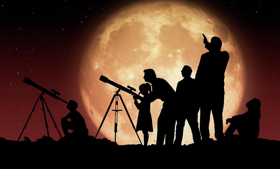 Star Party #1 Photograph by Mark Garlick/science Photo Library