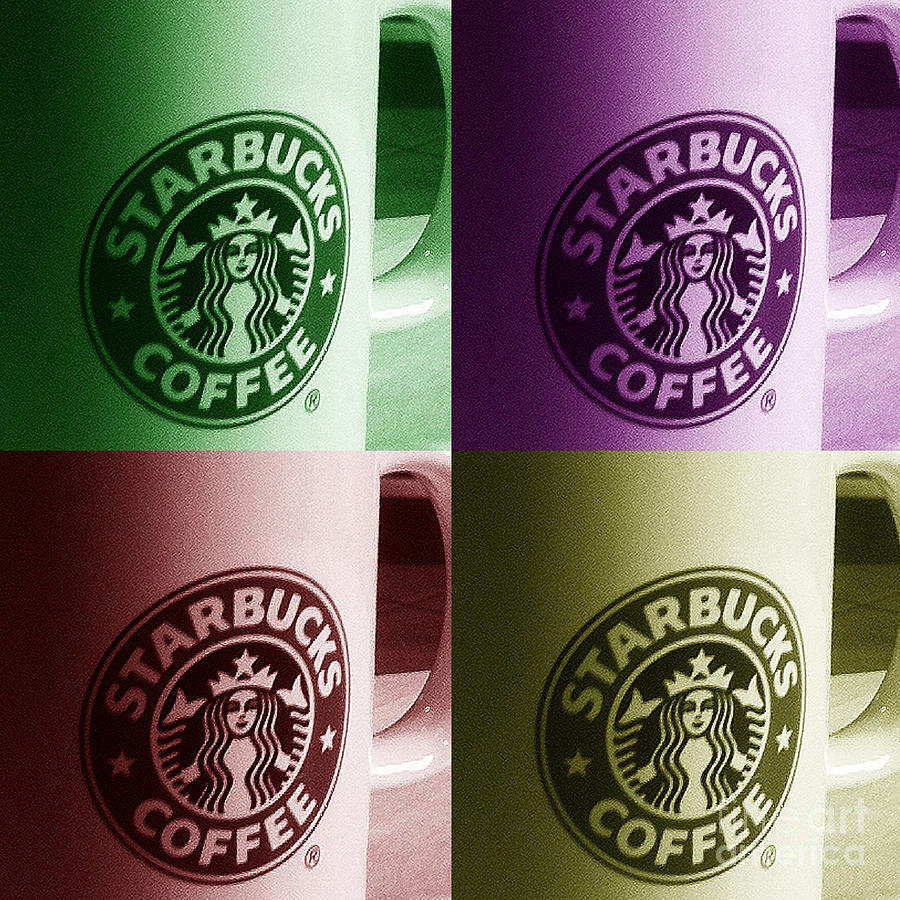 Starbucks Mugs Photograph