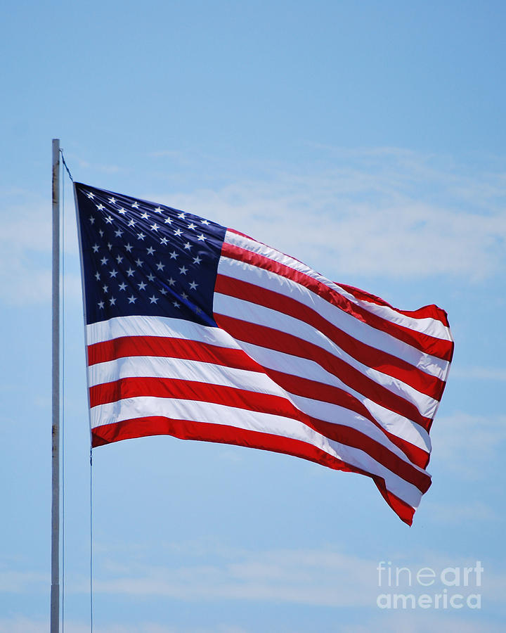 Stars And Stripes Photograph - American Flag  by Bob Sample