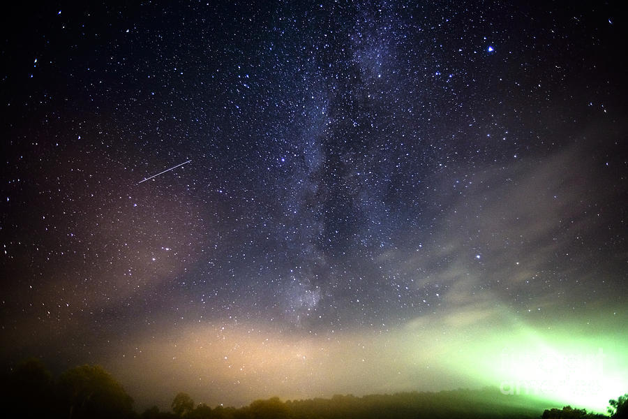 Stars over Appalachian Mountains #1 Photograph by Thomas R Fletcher