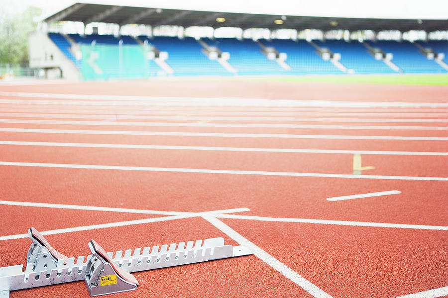 Starting Blocks #1 Photograph by Gustoimages/science Photo Library