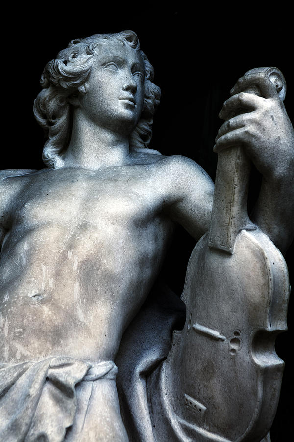 Music Photograph - Statue #1 by Joana Kruse
