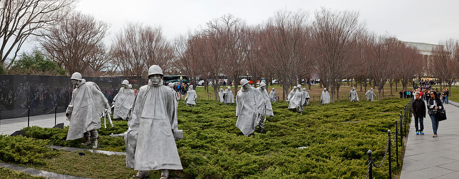 Washington D.c. Photograph - Statues Of Soldiers At A War Memorial #1 by Panoramic Images