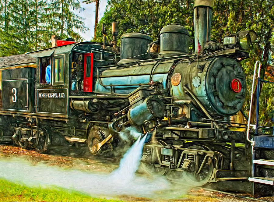 Transportation Photograph - Steam Climax - Paint #2 by Steve Harrington