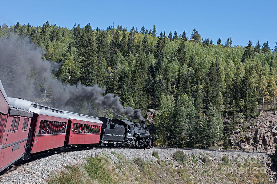 Steam Engine 488 at Osier on the Cumbres and Toltec Scenic Railroad #1 Photograph by Fred Stearns