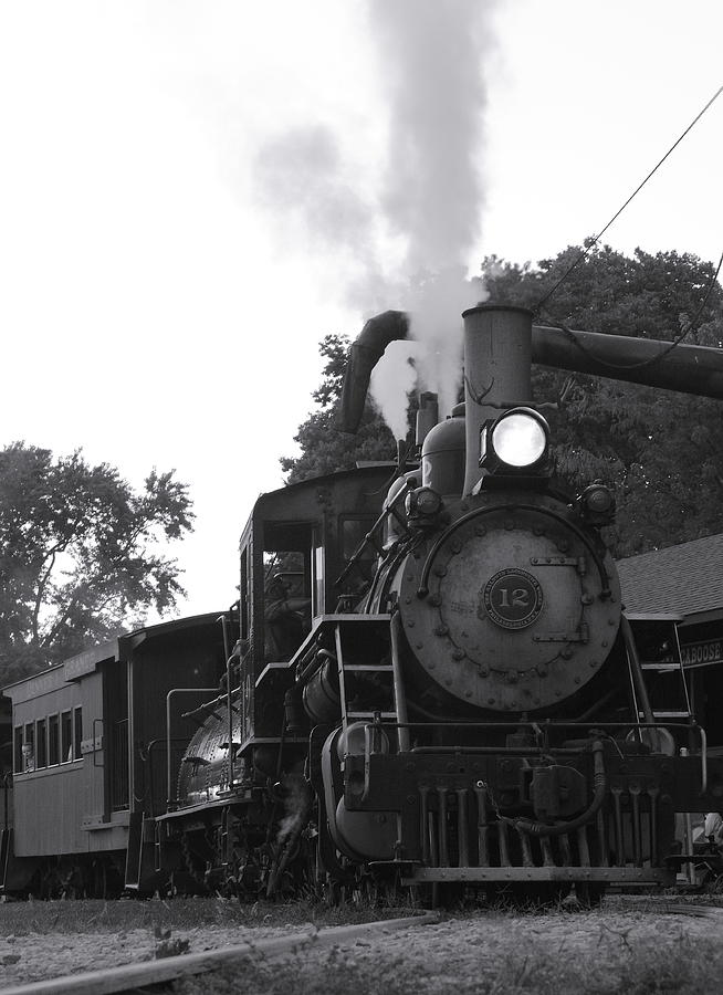 Steam Engine in Black and White Photograph by Stephen Hobbs - Fine Art ...