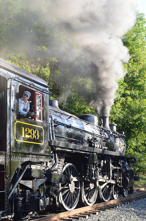 Steam Train IV Photograph by Ann Bridges