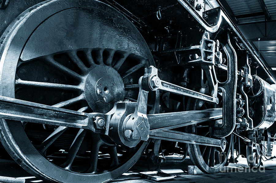 Steam train wheels. #2 Photograph by Peter Noyce