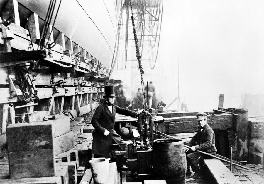 Steamship great Eastern #1 Photograph by Granger Steamship great Eastern #1 Photograph by Granger