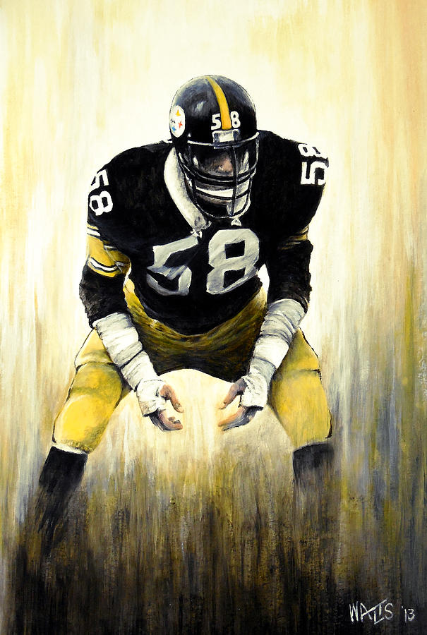 Steel Curtain Painting by William Walts