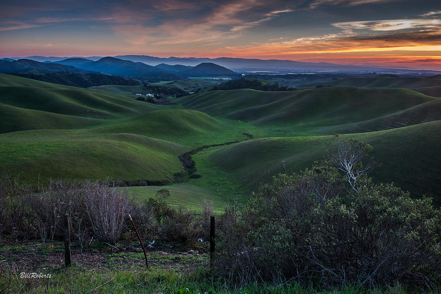 Sunset Photograph - Steinbeck Country  by Bill Roberts