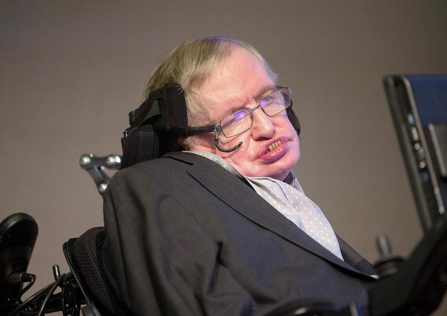 Stephen Hawking #1 Photograph by Mark Thomas