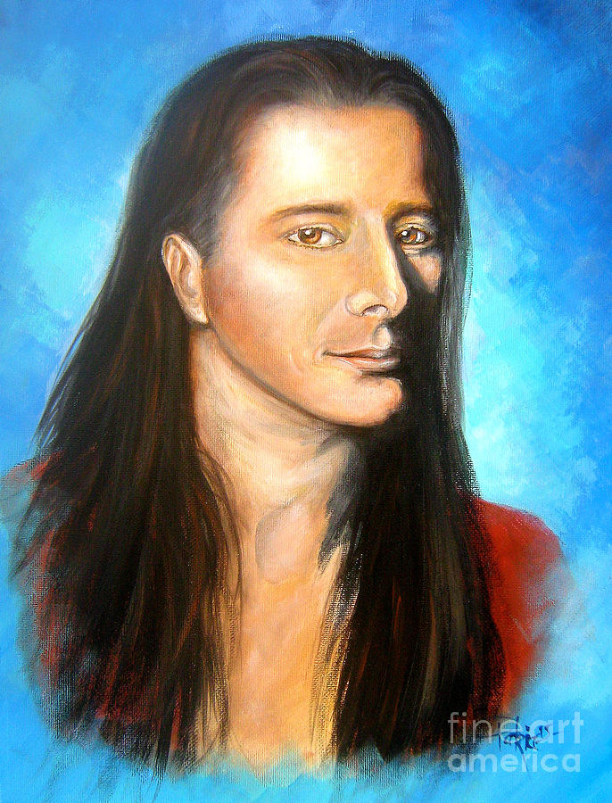 Steve Perry Drawing by Bella Apollonia