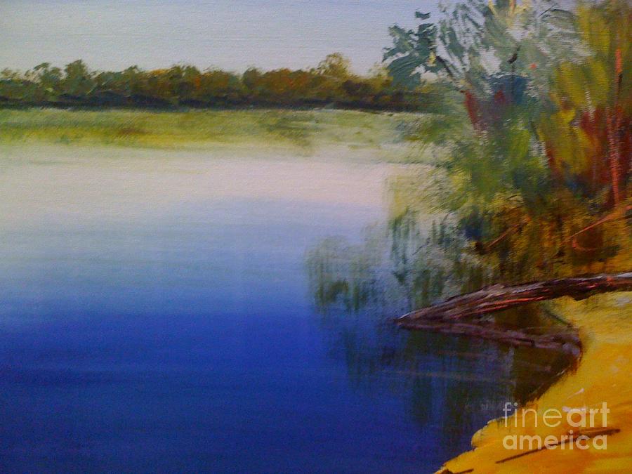 Tree Painting - Still Waters - original sold by Therese Alcorn