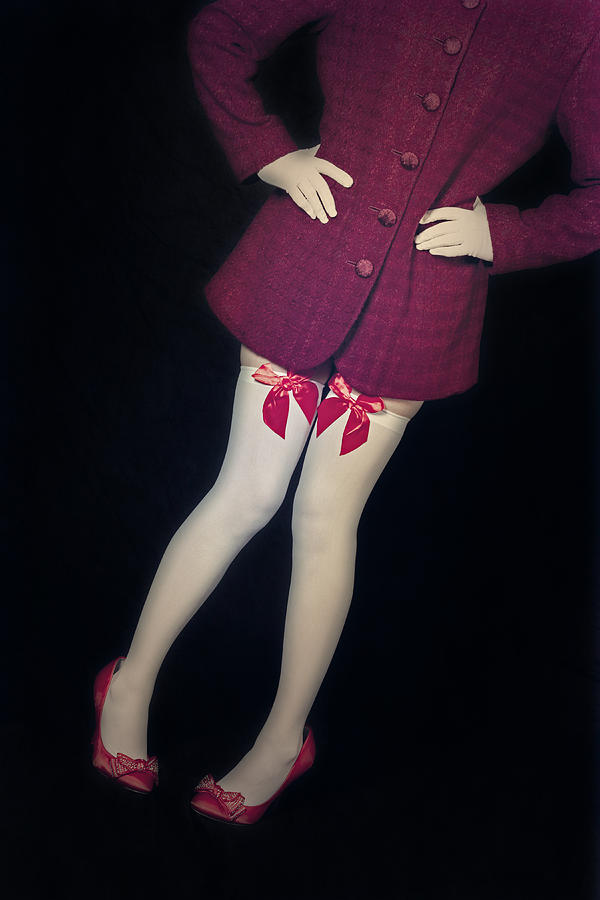 Vintage Photograph - Stockings #1 by Joana Kruse