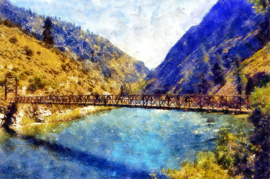 Stoddard Bridge #1 Digital Art by Kaylee Mason