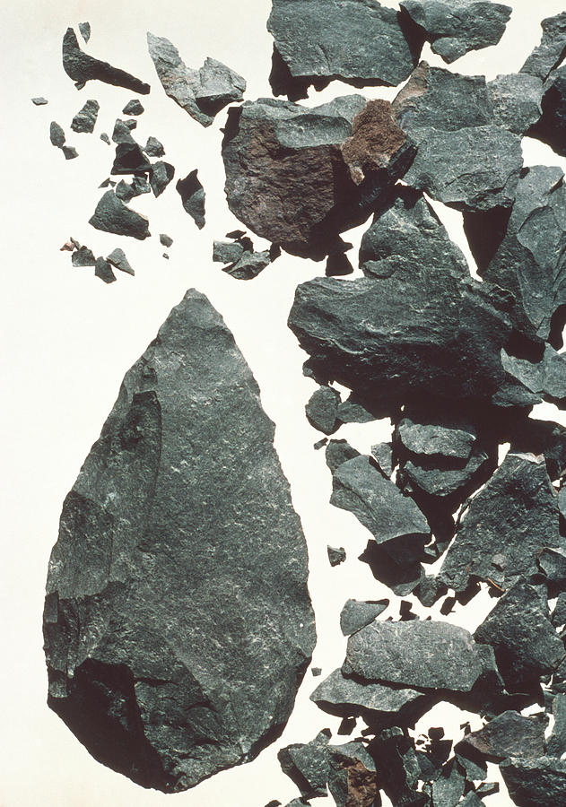 Artifacts Photograph - Stone Tool by John Reader/science Photo Library Artifacts Photograph - Stone Tool by John Reader/science Photo Library