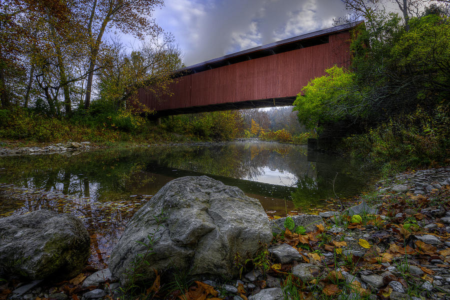 Stonelick Covered Bridge #1 Photograph by Keith Allen