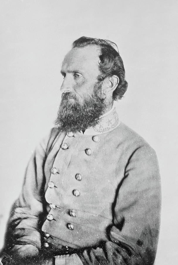 Portrait Photograph - Stonewall Jackson (1824-1863) #1 by Granger