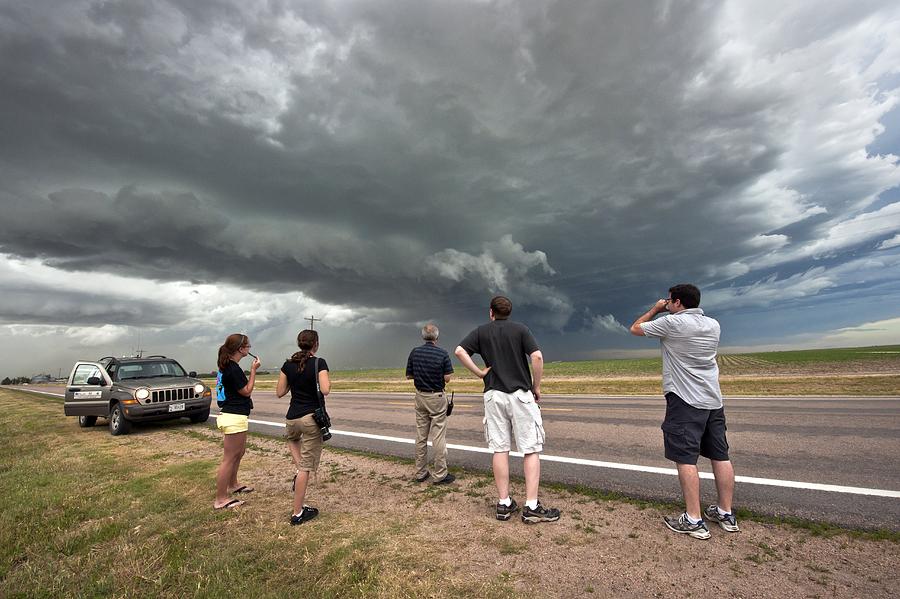 Storm chasing, Nebraska, USA Photograph by Science Photo Library - Fine ...