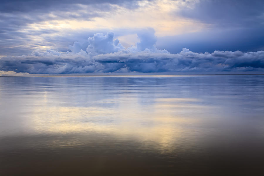 Storm Clouds And Lake Winnipeg At Photograph by Ken Gillespie - Fine ...
