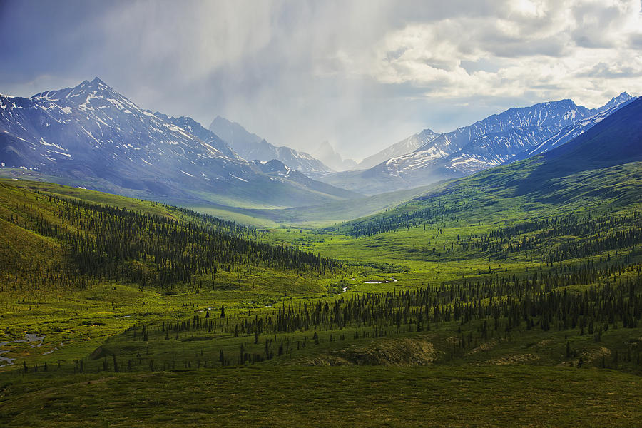 Nature Photograph - Storm Clouds Over The Klondike Valley #1 by Robert Postma