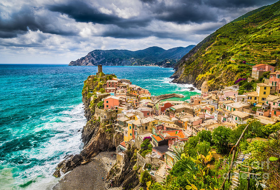 Storm over Cinque Terre Photograph by JR Photography - Fine Art America