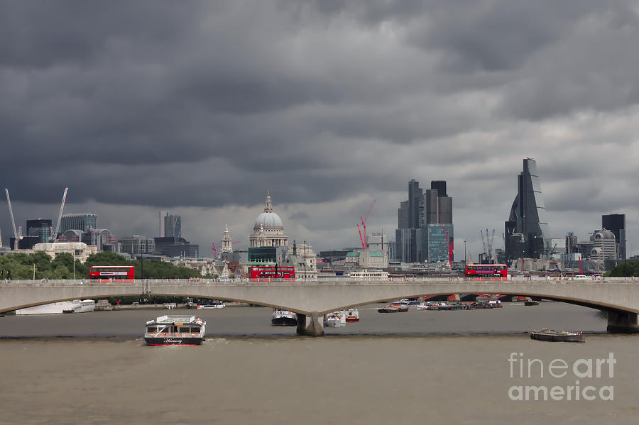Stormy London #1 Photograph by Jeremy Hayden