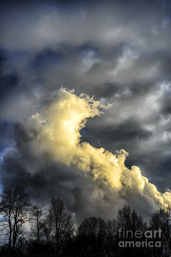 Sunset Photograph - Stormy Sky #1 by Thomas R Fletcher