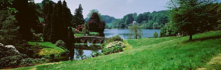 Tree Photograph - Stourhead Garden, England, United #1 by Panoramic Images