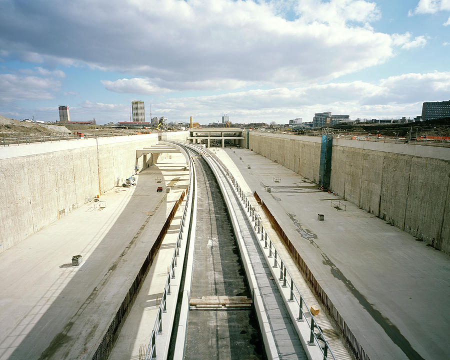 Stratford Eurostar Station Construction #1 Photograph by Adam Hart-davis/science Photo Library