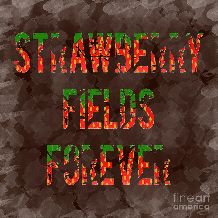 Strawberry Fields Forever 1 Digital Art by Andee Design
