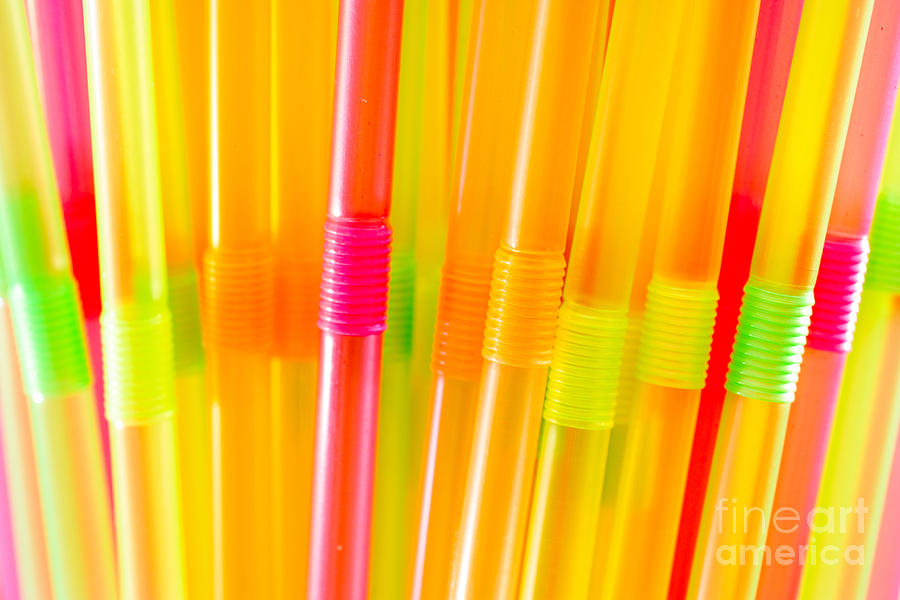 Cool Photograph - Straws  #1 by Viktor Pravdica
