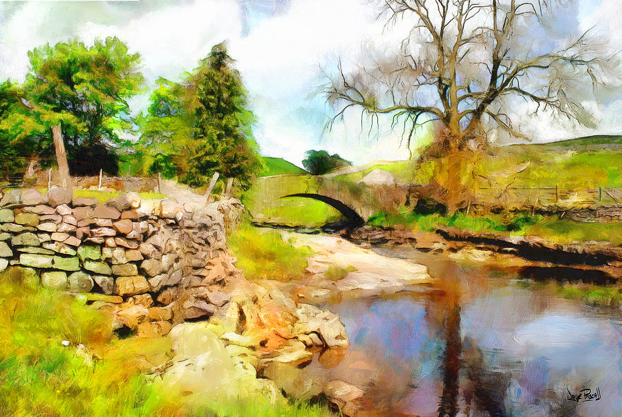 Streaming Painting by Wayne Pascall
