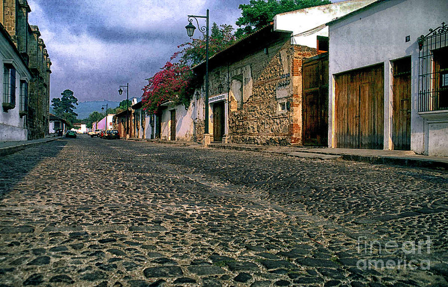 Street Scene La Antigua #1 Photograph by Thomas R Fletcher