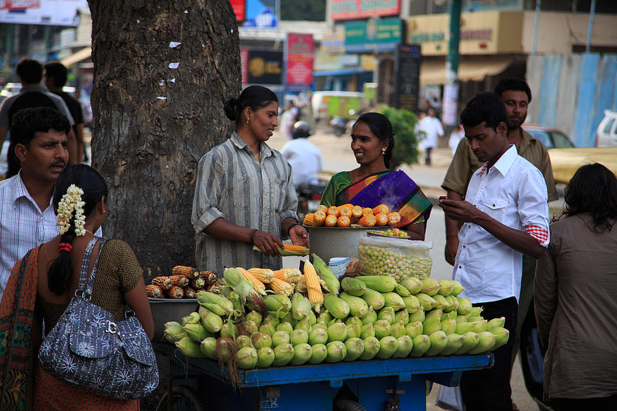 Street Vendor - India #1 Photograph by Matthew Onheiber