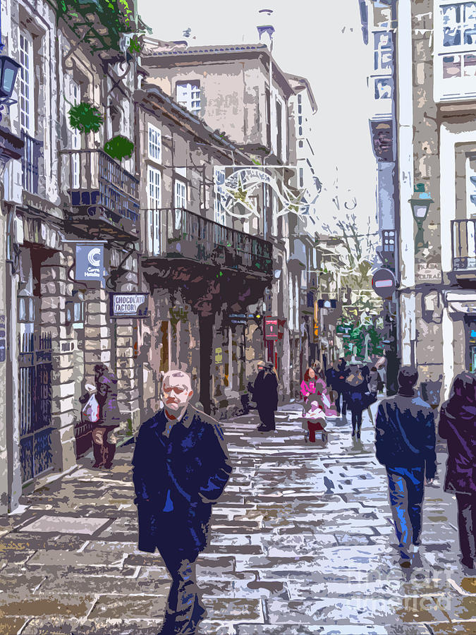 Streets And People #1 Digital Art by Andrew Middleton