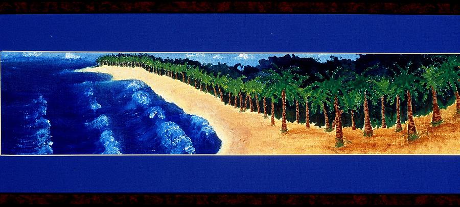 Strip Series - Beach #1 Painting by Karen Buford