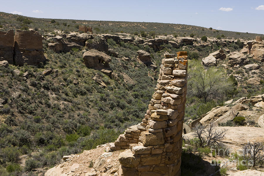 Stronghold House ruins Hovenweep National Monument Photograph by Jason ...