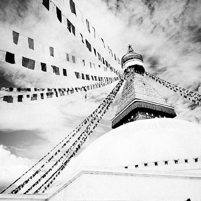 Stupa Boudnath #1 Photograph by Raimond Klavins