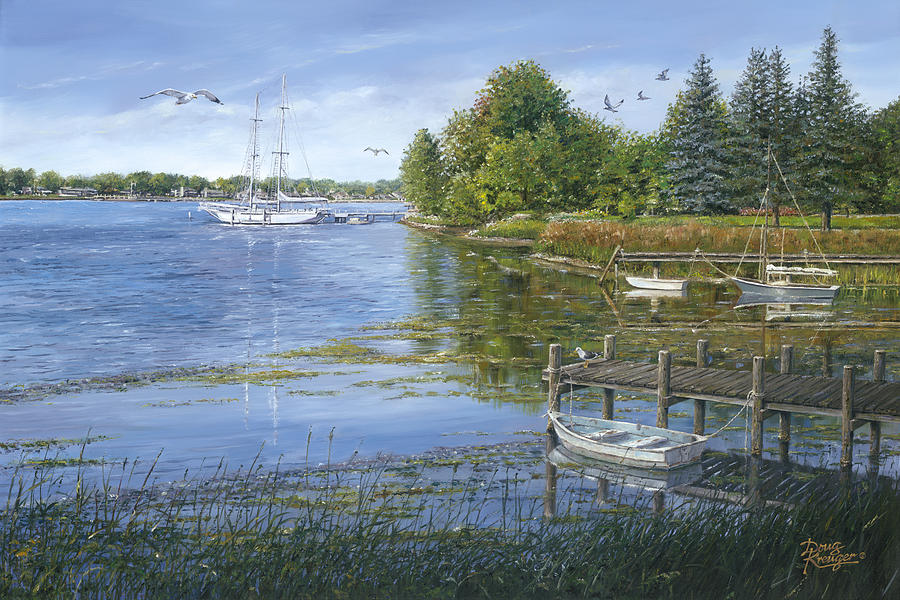 Sturgeon Bay Painting by Doug Kreuger