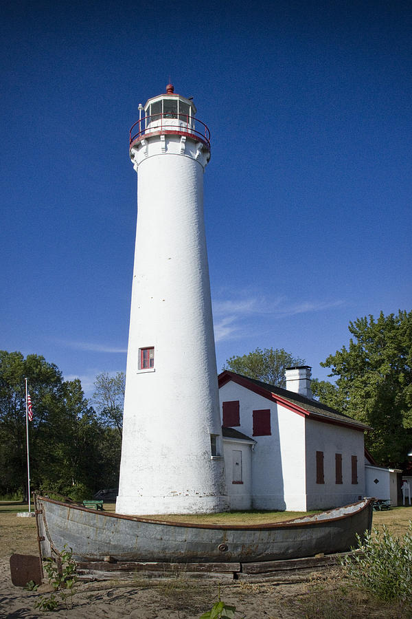 Sturgeon Point Lighthouse #1 Photograph by Randall Nyhof