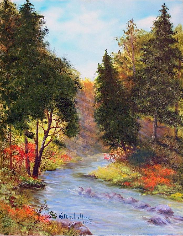 Sturgeon River  #2 Painting by Kathleen Luther