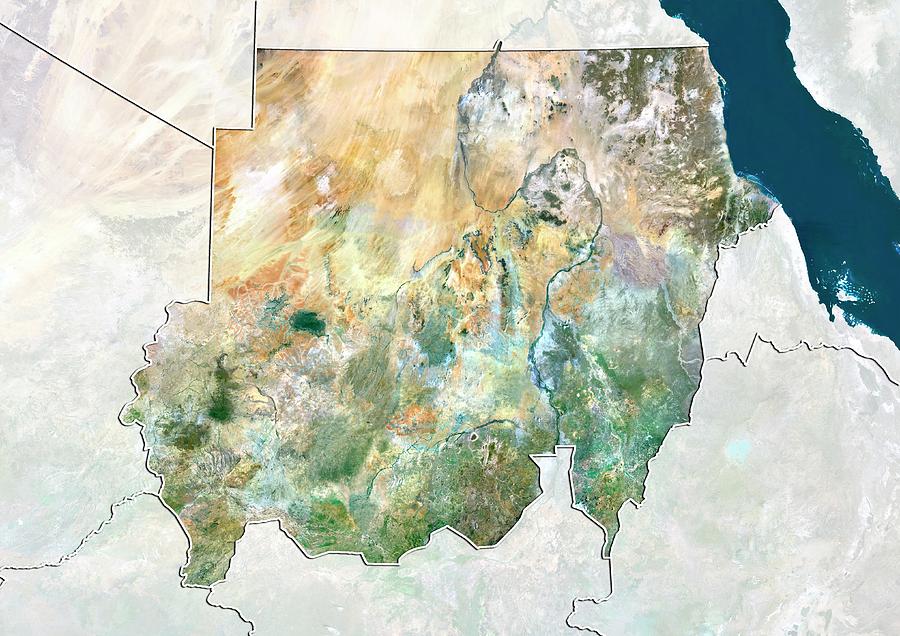 Sudan #1 Photograph by Planetobserver/science Photo Library