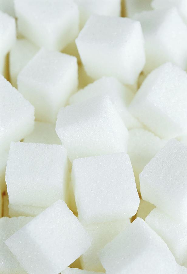 Cube Photograph - Sugar Cubes #1 by Gustoimages/science Photo Library