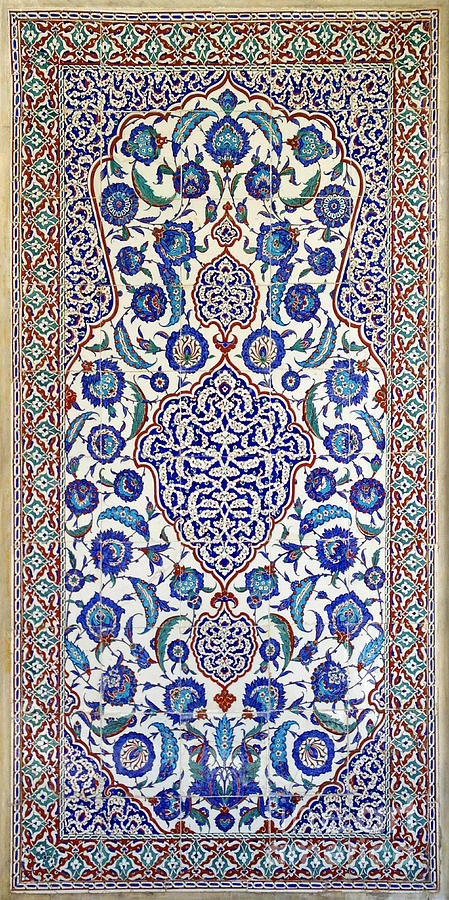 Sultan Selim II Tomb 16th Century Hand Painted Wall Tiles Photograph by PIXELS  XPOSED Ralph A Ledergerber Photography