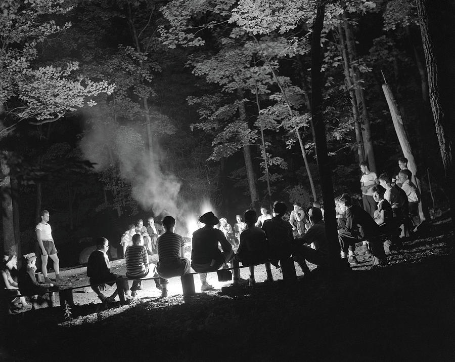 Summer Camp, 1943 #1 Photograph by Granger