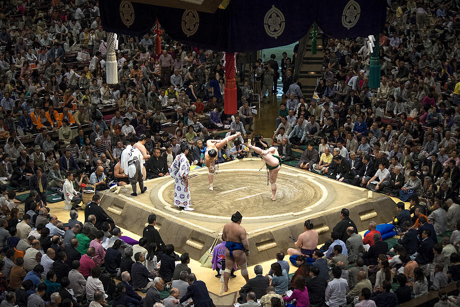 Sumo Photograph - Sumo Summer Tournament 2014 Tokyo #2 by For Ninety One Days