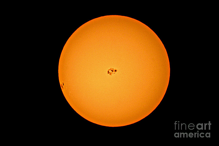 Sun & Sunspots #1 Photograph by John Chumack