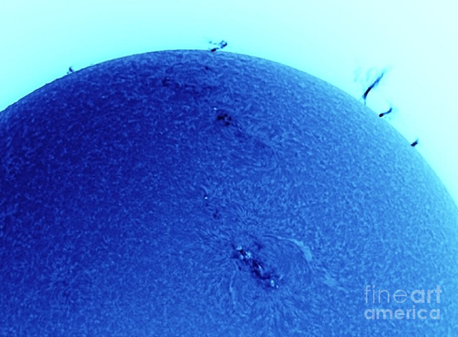 Sun In Hydrogen Alpha Light #1 Photograph by John Chumack